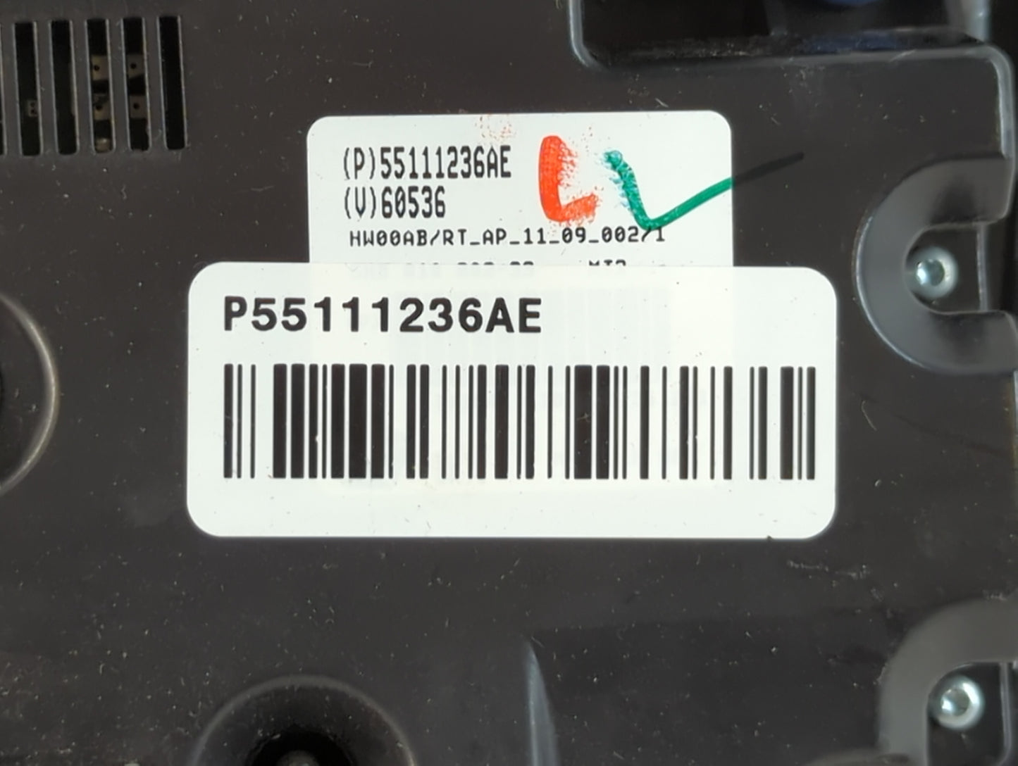 2011 Chrysler Town & Country Climate Control Module Temperature AC/Heater Replacement P/N:P55111236AE Fits OEM Used Auto Par
