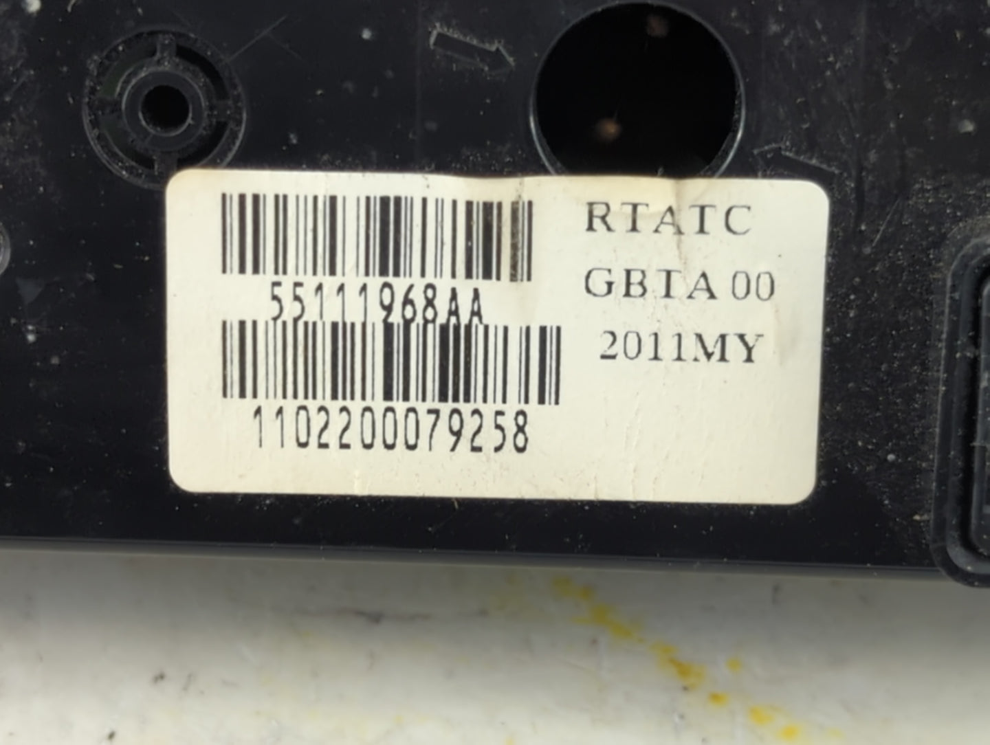 2011-2012 Chrysler Town & Country Climate Control Module Temperature AC/Heater Replacement P/N:55111968AA Fits Fits 2011 201