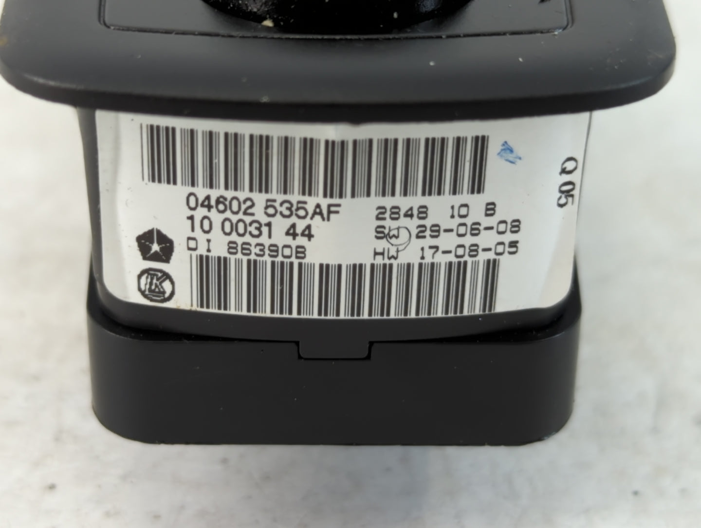 2008-2011 Chrysler Town & Country Master Power Window Switch Replacement Driver Side Left P/N:04602535AF Fits OEM Used Auto 