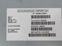 2008-2016 Chrysler Town & Country Radio Speaker Amplifier (p)05064189ah - Oemusedautoparts1.com