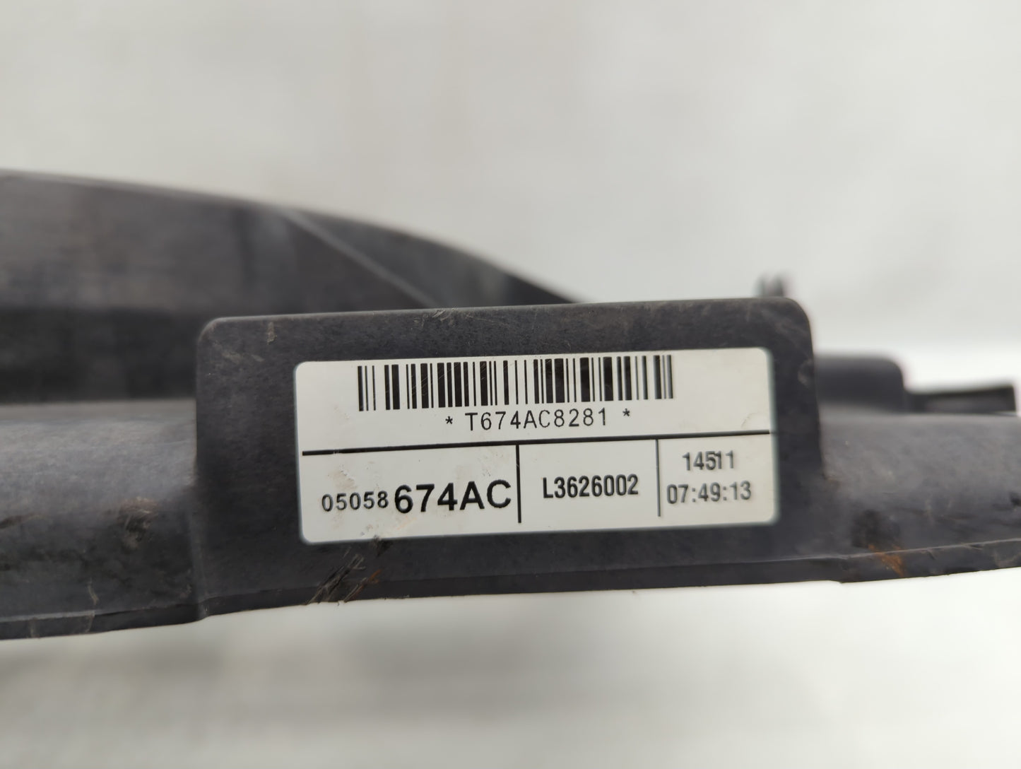 2008-2016 Chrysler Town & Country Electric Cooling Motor - Oem - Oemusedautoparts1.com