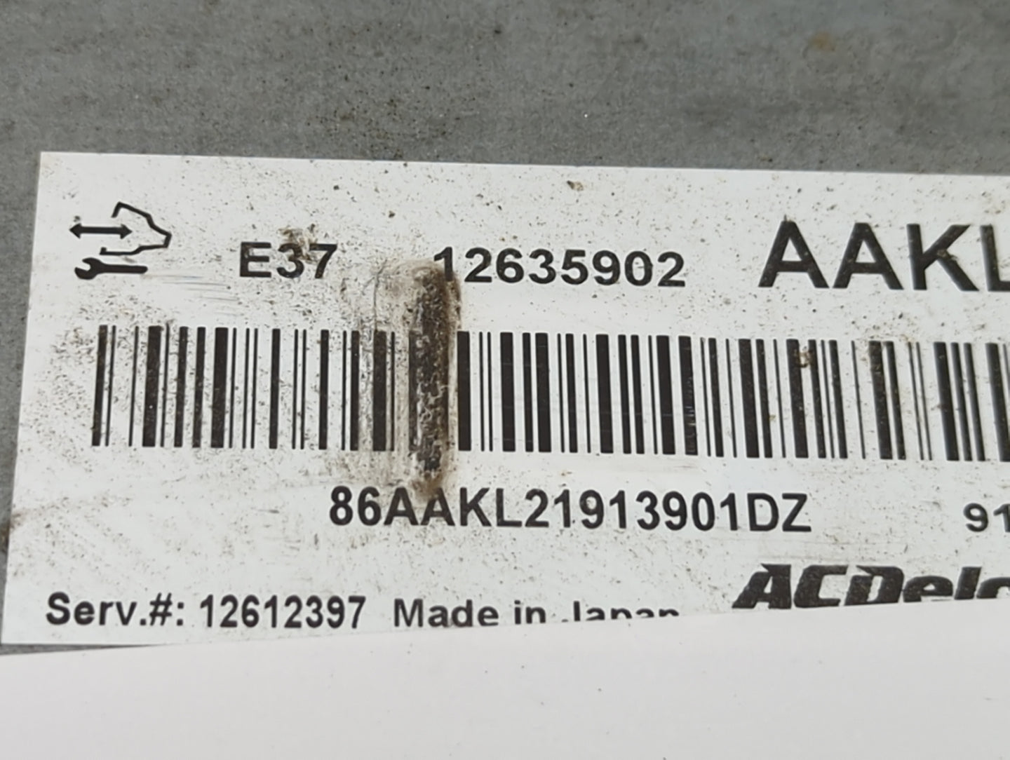 2010-2011 Chevrolet Impala PCM Engine Control Computer ECU ECM PCU OEM P/N:12635902 Fits Fits 2007 2008 2009 2010 2011 2012 