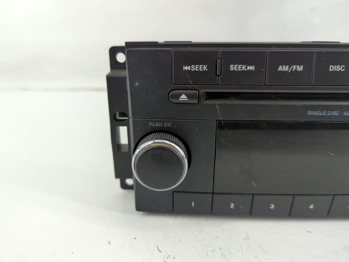 2011-2012 Dodge Avenger Radio AM FM Cd Player Receiver Replacement P/N:P05091222AD Fits Fits 2011 2012 OEM Used Auto Parts -