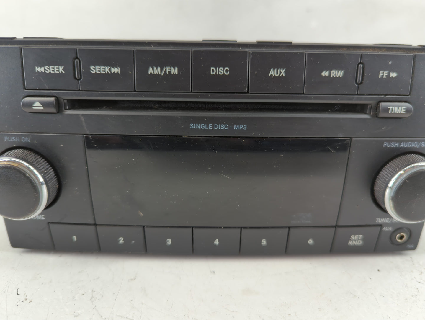 2011-2012 Dodge Avenger Radio AM FM Cd Player Receiver Replacement P/N:P05091222AD Fits Fits 2011 2012 OEM Used Auto Parts -