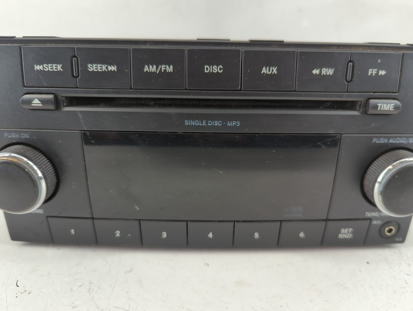 2011-2012 Dodge Avenger Radio AM FM Cd Player Receiver Replacement P/N:P05091222AD Fits Fits 2011 2012 OEM Used Auto Parts -
