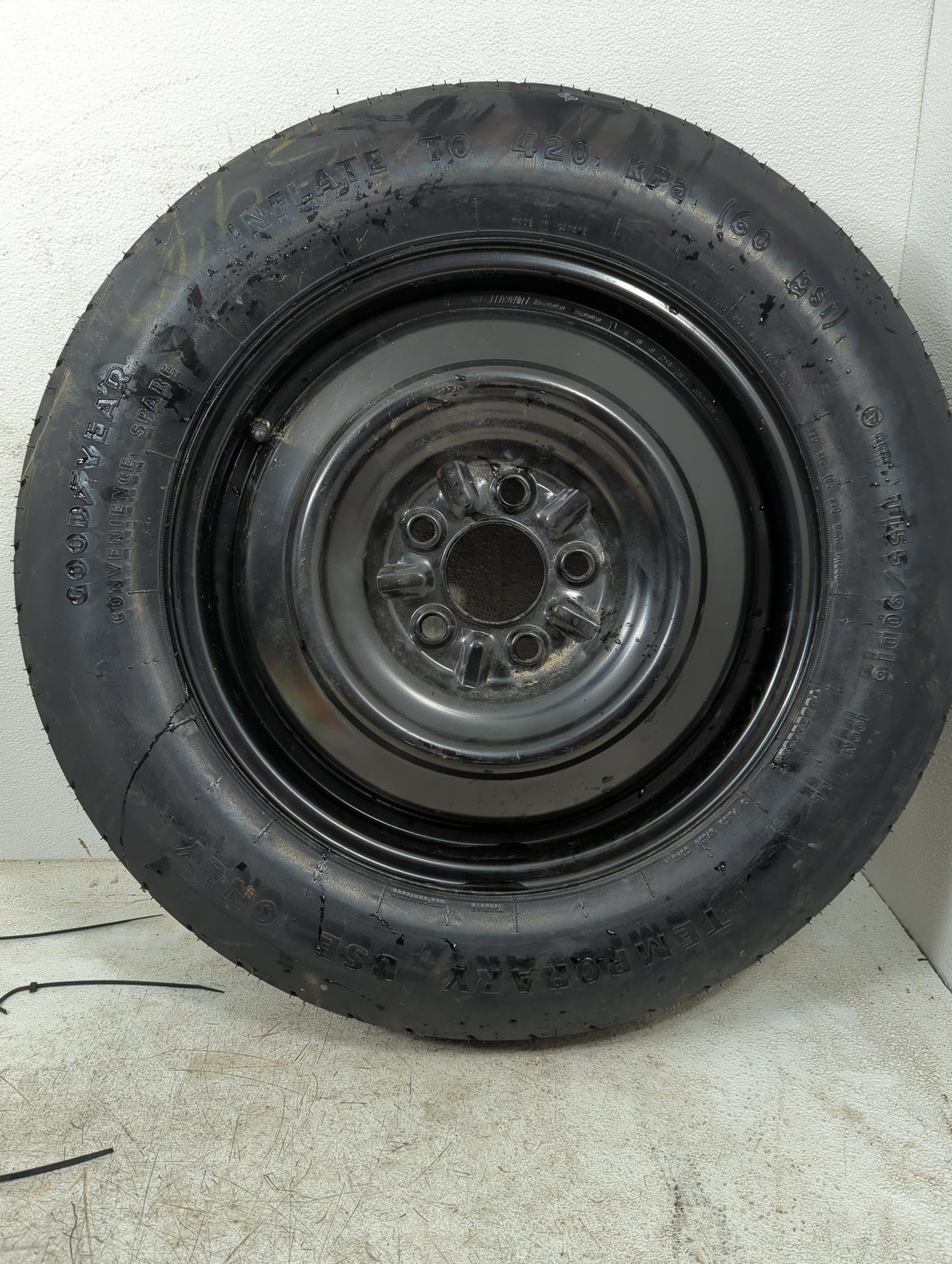 2008-2014 Dodge Avenger Spare Donut Tire Wheel Rim Oem 1253135 - Oemusedautoparts1.com