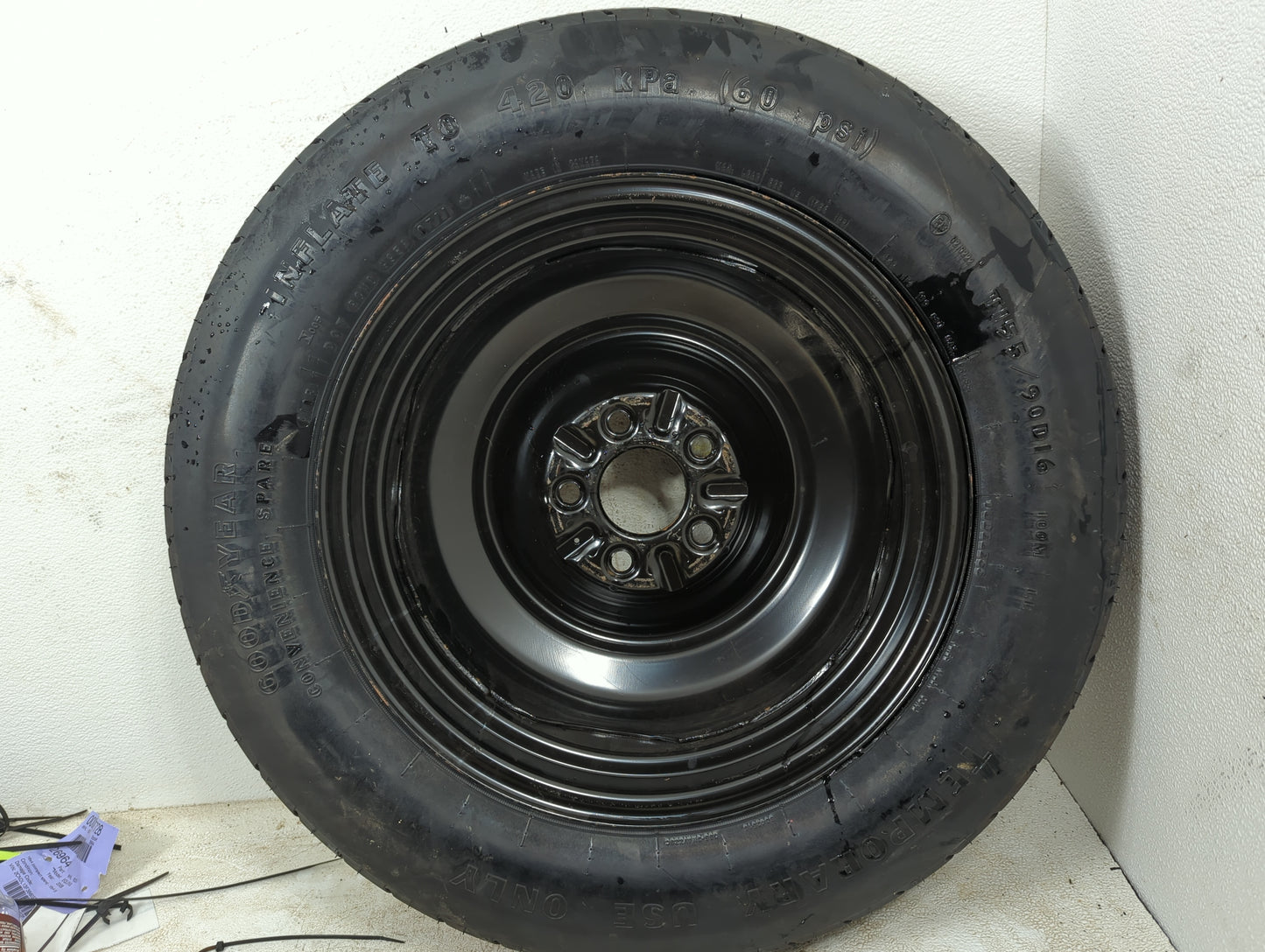 2008-2014 Dodge Avenger Spare Donut Tire Wheel Rim Oem 1253135 - Oemusedautoparts1.com