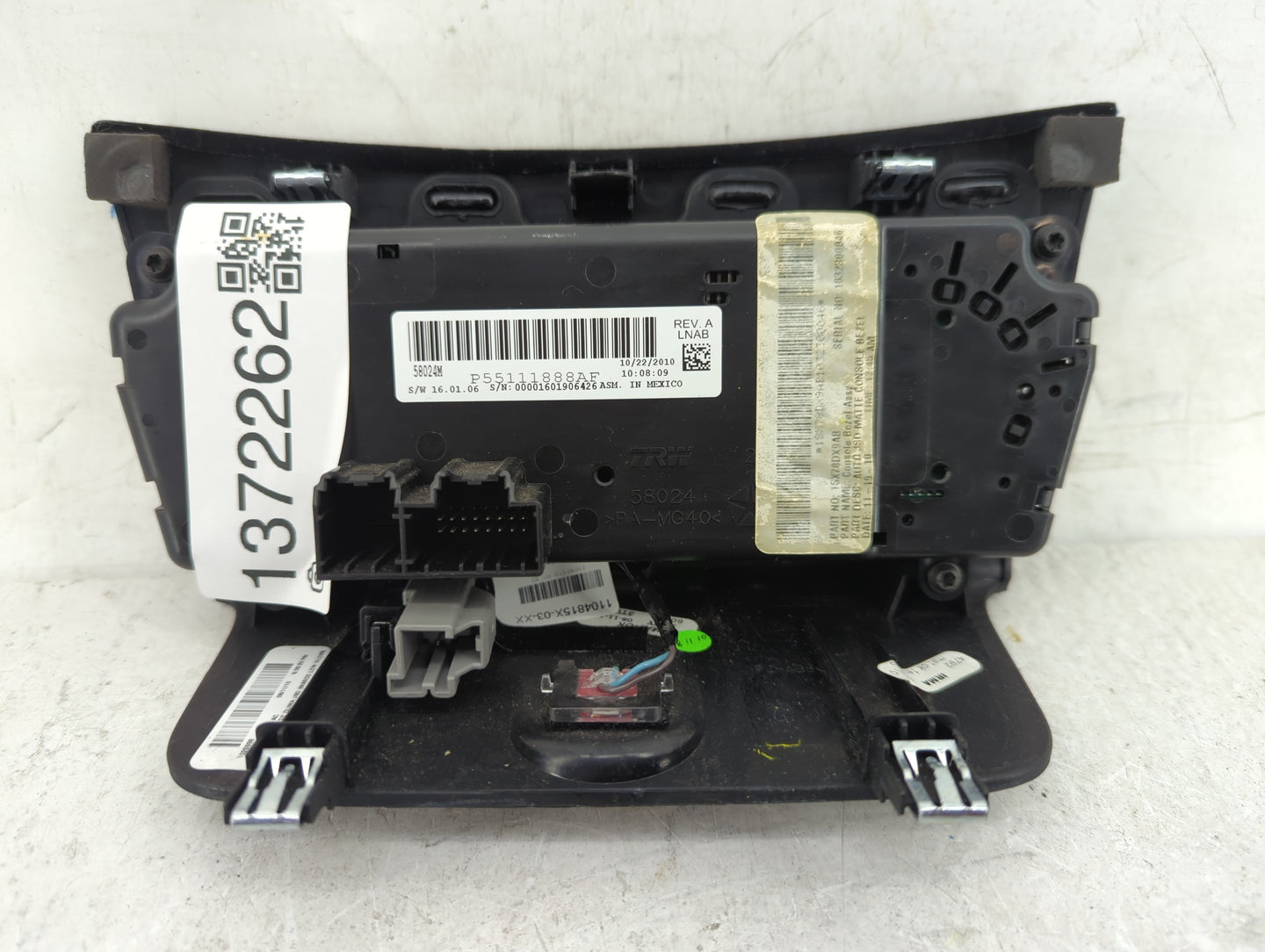 2008-2014 Dodge Avenger Climate Control Module Temperature AC/Heater Replacement P/N:55111888AF Fits OEM Used Auto Parts - O