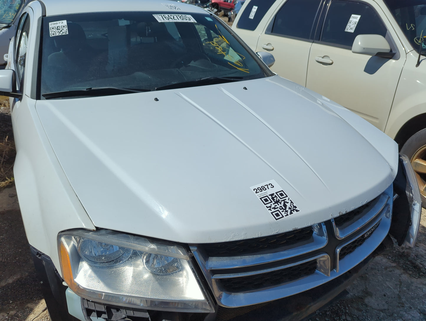 2008-2014 Dodge Avenger Hood Oem 1404780 - Oemusedautoparts1.com