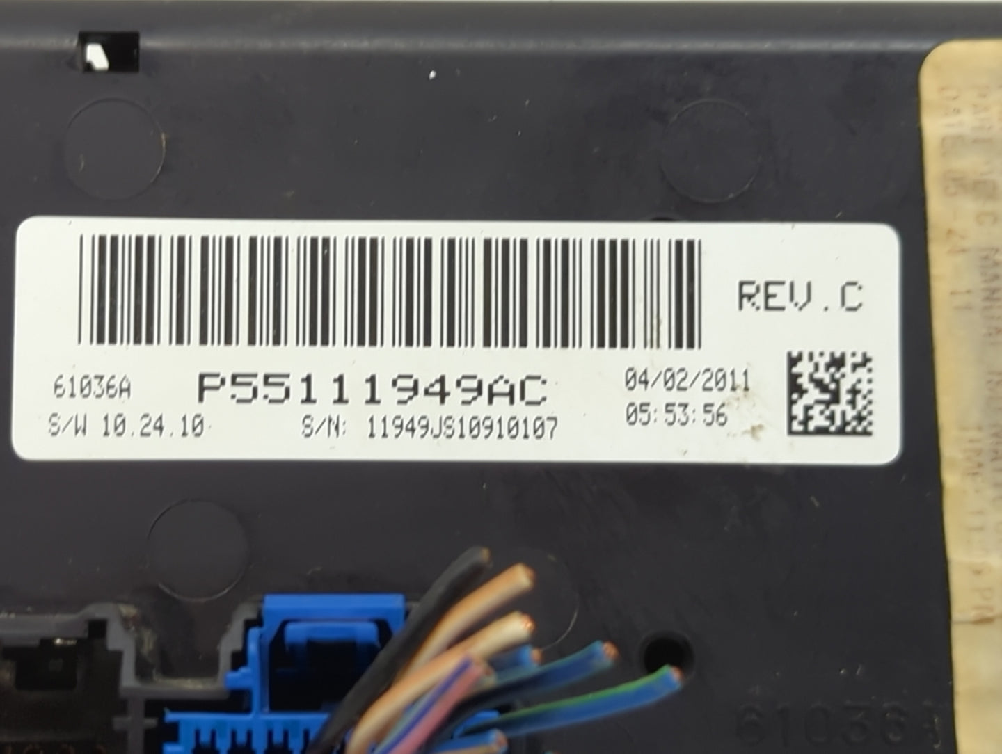 2010-2014 Dodge Avenger Climate Control Module Temperature AC/Heater Replacement P/N:P55111949AC Fits OEM Used Auto Parts - 