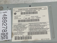 2011-2012 Dodge Avenger Tuner Satellite Receiver P05064677ah - Oemusedautoparts1.com