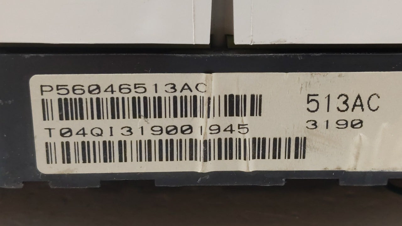 2011-2014 Dodge Avenger Instrument Cluster Speedometer Gauges P/N:P56046513AC P56046513AF Fits Fits 2011 2012 2013 2014 OEM 