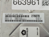2011 Dodge Avenger PCM Engine Control Computer ECU ECM PCU OEM P/N:P68057013AF P05150628AB Fits OEM Used Auto Parts - Oemuse