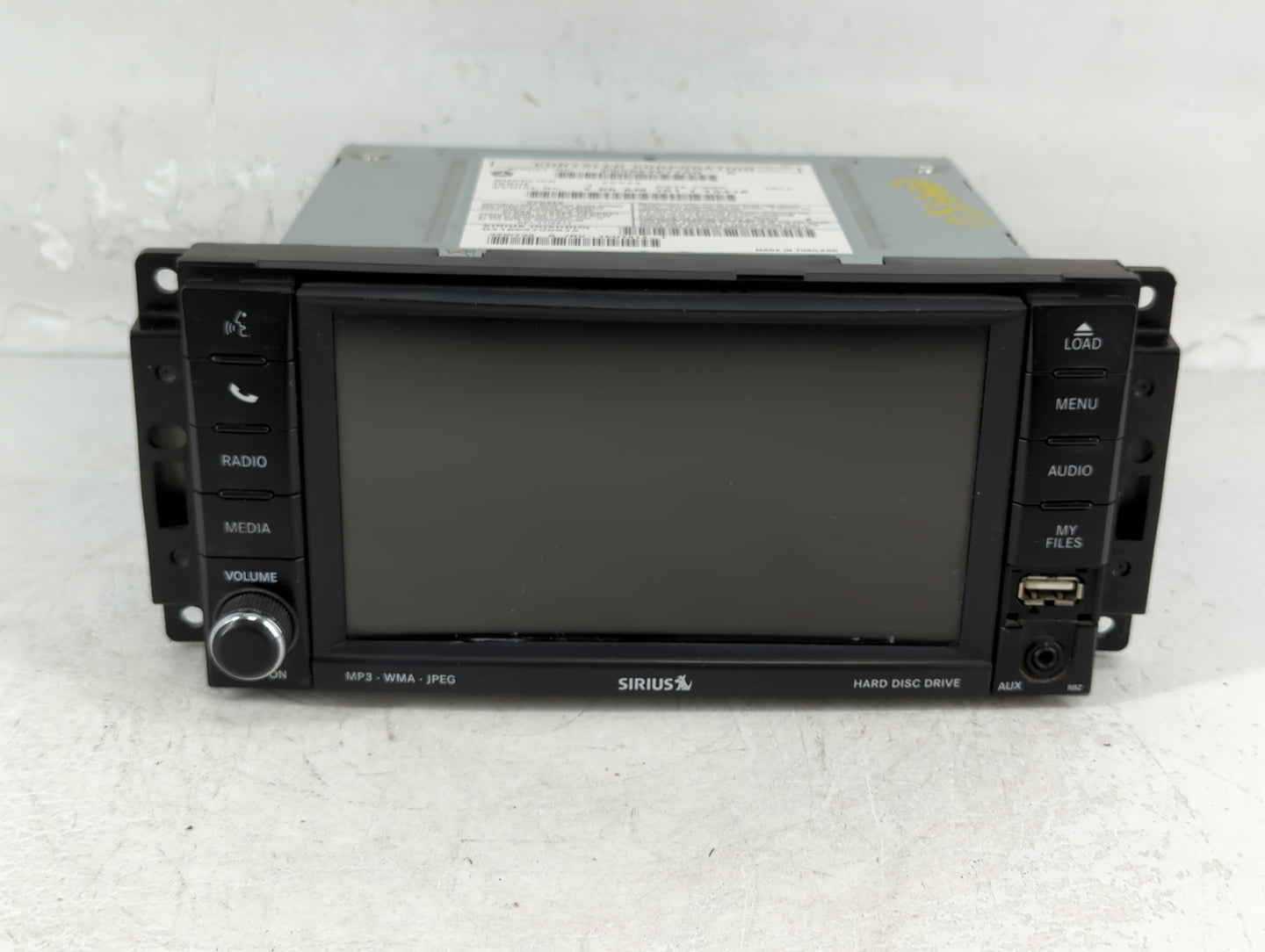 2011-2014 Dodge Avenger Radio AM FM Cd Player Receiver Replacement P/N:P05064677AG Fits Fits 2011 2012 2013 2014 OEM Used Au