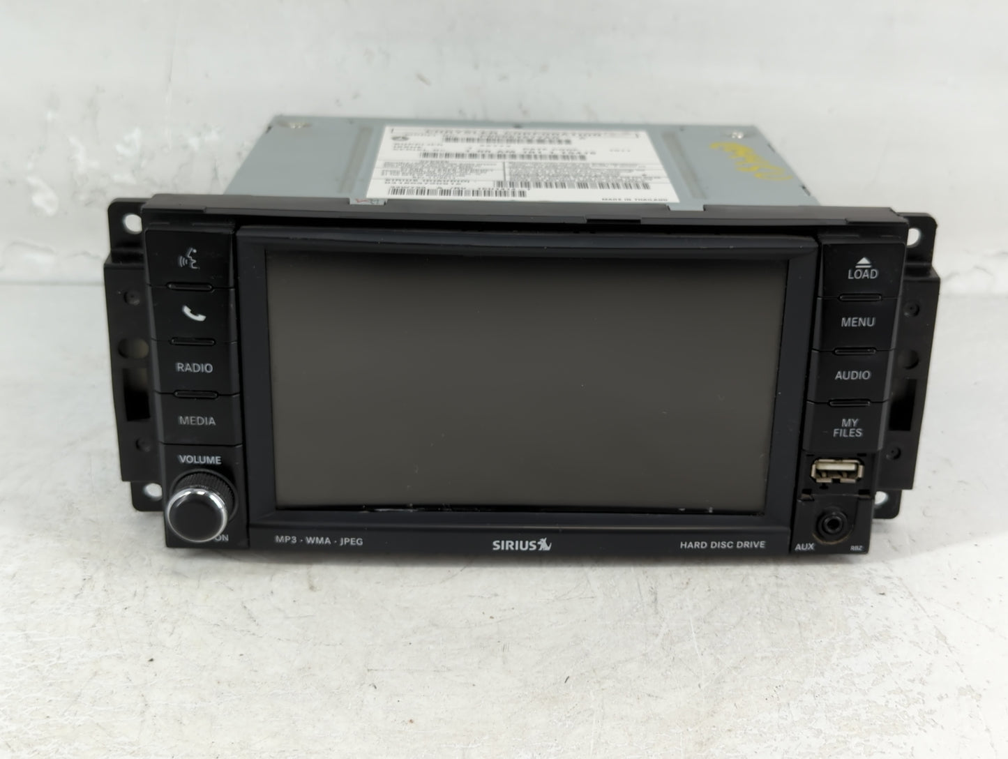2011-2014 Dodge Avenger Radio AM FM Cd Player Receiver Replacement P/N:P05064677AG Fits Fits 2011 2012 2013 2014 OEM Used Au