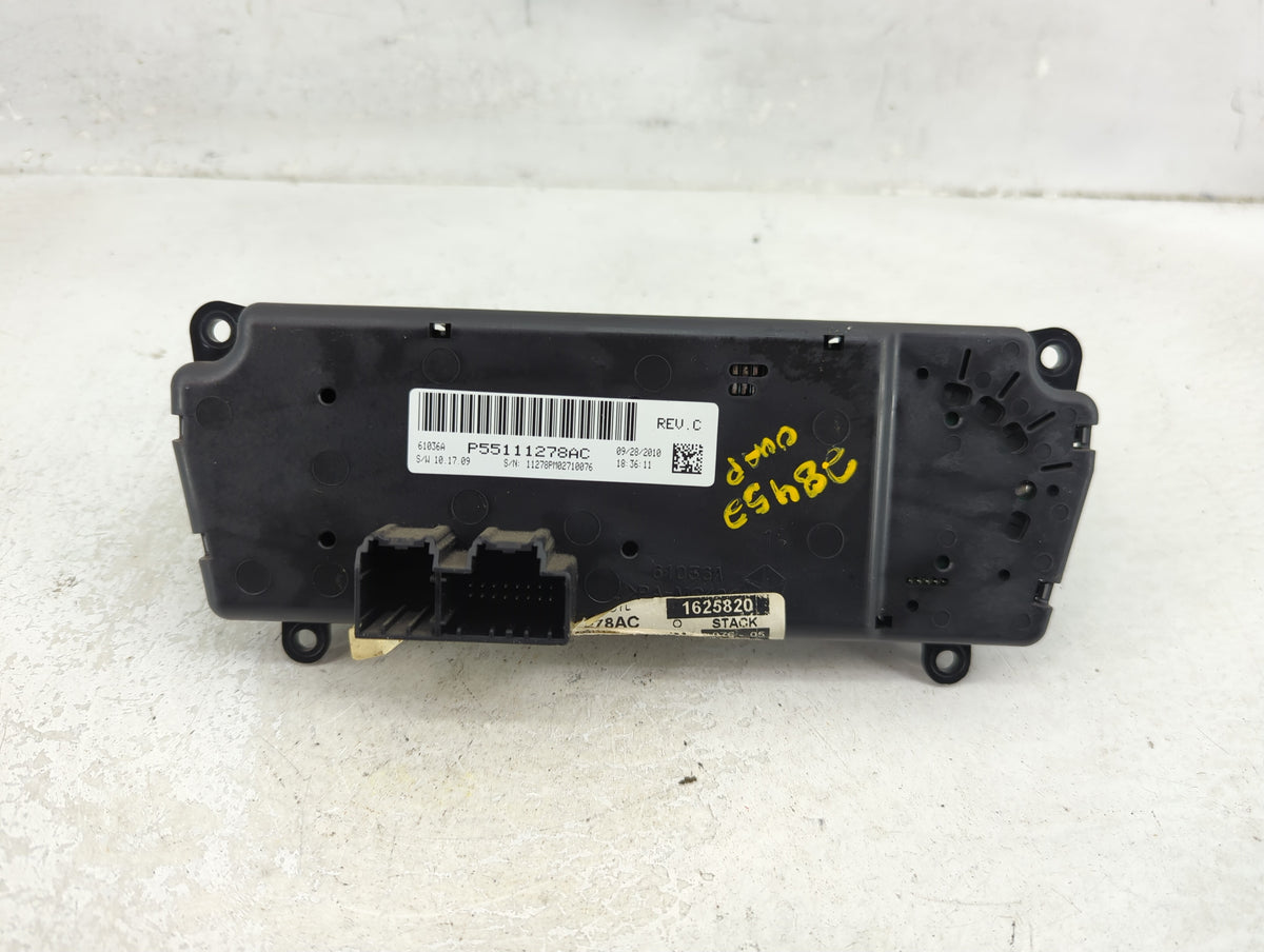 2011-2012 Dodge Caliber Climate Control Module Temperature AC/Heater Replacement P/N:P55111278AC Fits OEM Used Auto Parts - 