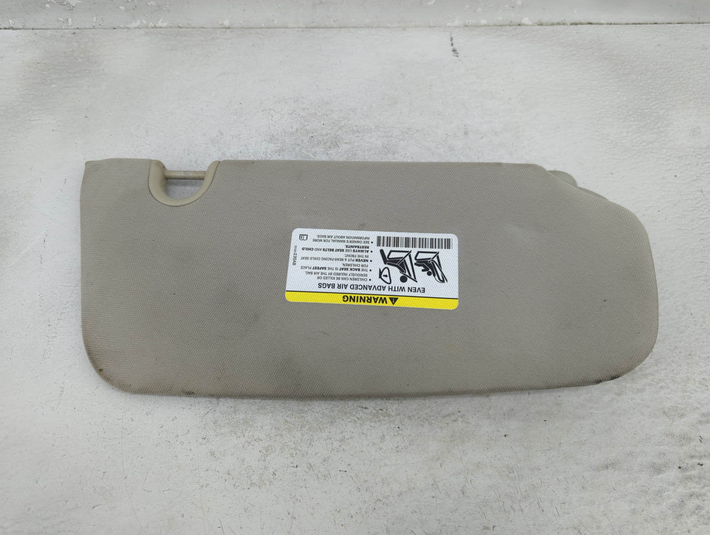 2009-2012 Dodge Caliber Sun Visor Shade Replacement Driver Left Mirror Fits Fits 2009 2010 2011 2012 OEM Used Auto Parts - O
