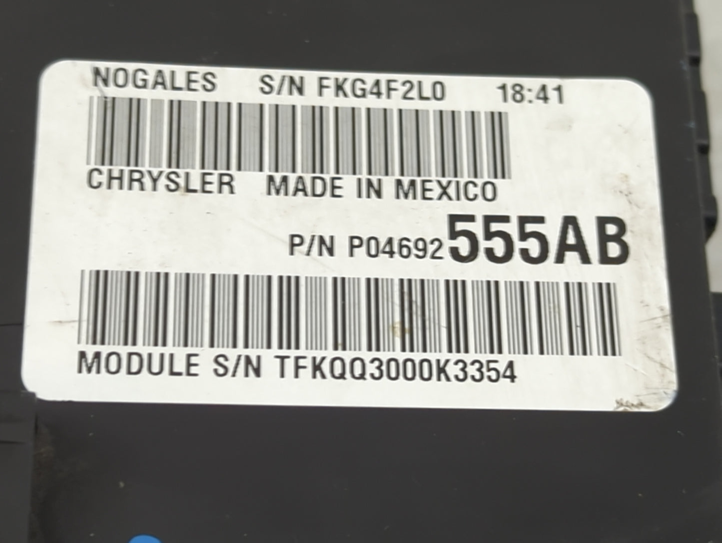 2011 Dodge Caliber Fusebox Fuse Box Relay Module Tipm - Oemusedautoparts1.com