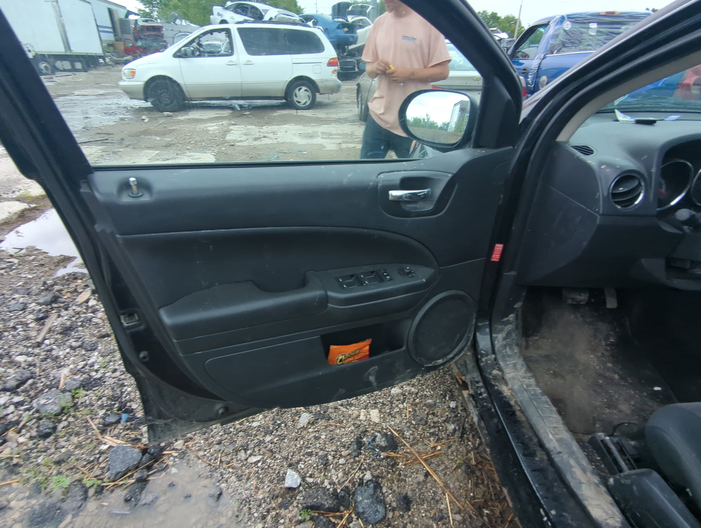 2011 Dodge Caliber Front Left Driver Interior Door Panel Trim 1035067 - Oemusedautoparts1.com