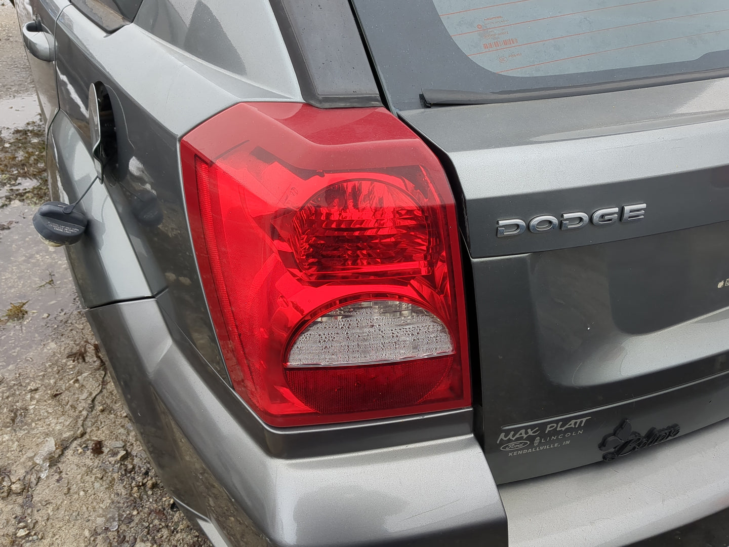 2008-2012 Dodge Caliber Tail Light Assembly Driver Left OEM Fits Fits 2008 2009 2010 2011 2012 OEM Used Auto Parts - Oemused