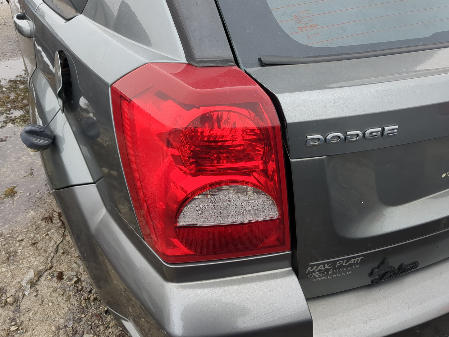 2008-2012 Dodge Caliber Tail Light Assembly Driver Left OEM Fits Fits 2008 2009 2010 2011 2012 OEM Used Auto Parts - Oemused