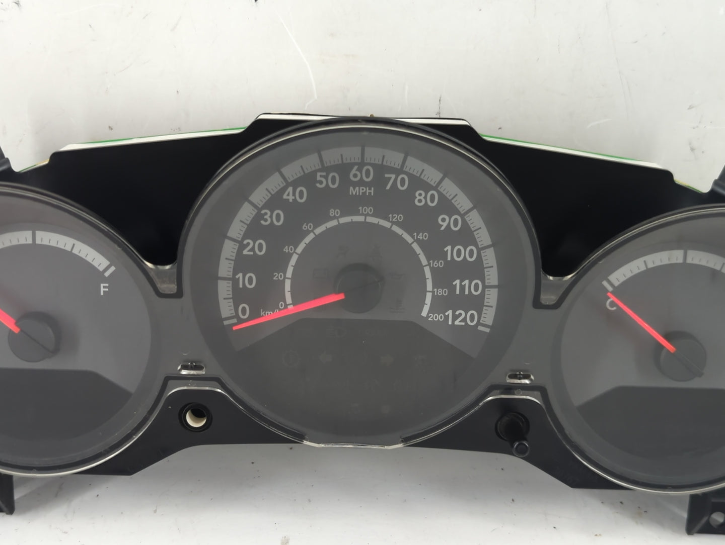 2011-2012 Dodge Caliber Instrument Cluster Speedometer Gauges P/N:P68087322AB Fits Fits 2011 2012 OEM Used Auto Parts - Oemu
