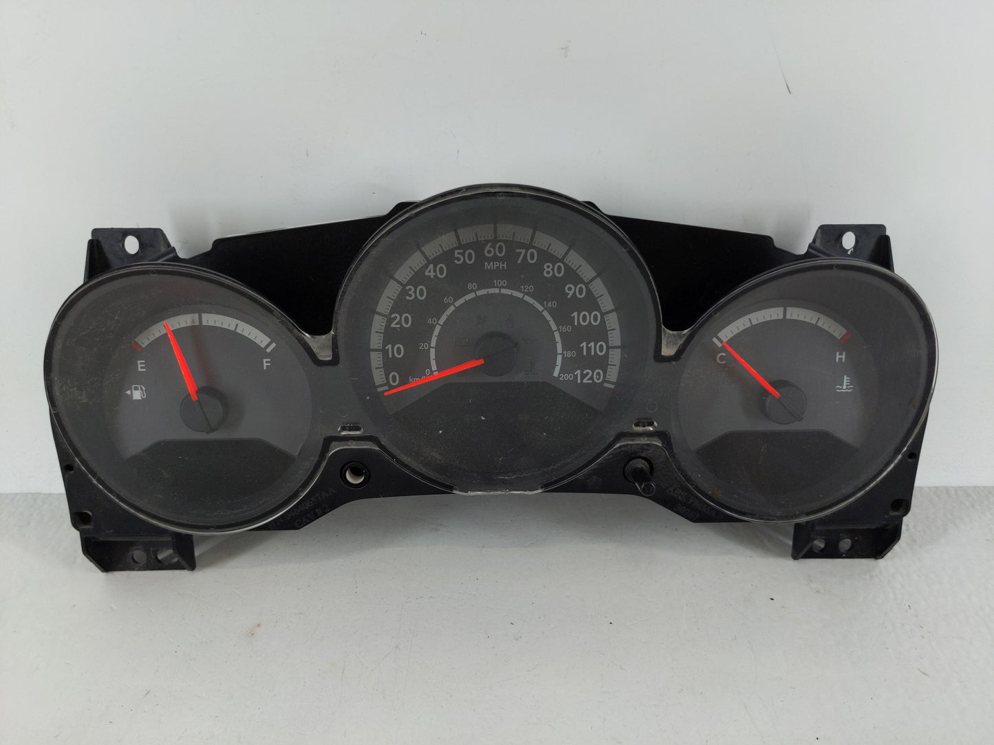 2011-2012 Dodge Caliber Instrument Cluster Speedometer Gauges P/N:P68087322AC Fits Fits 2011 2012 OEM Used Auto Parts - Oemu