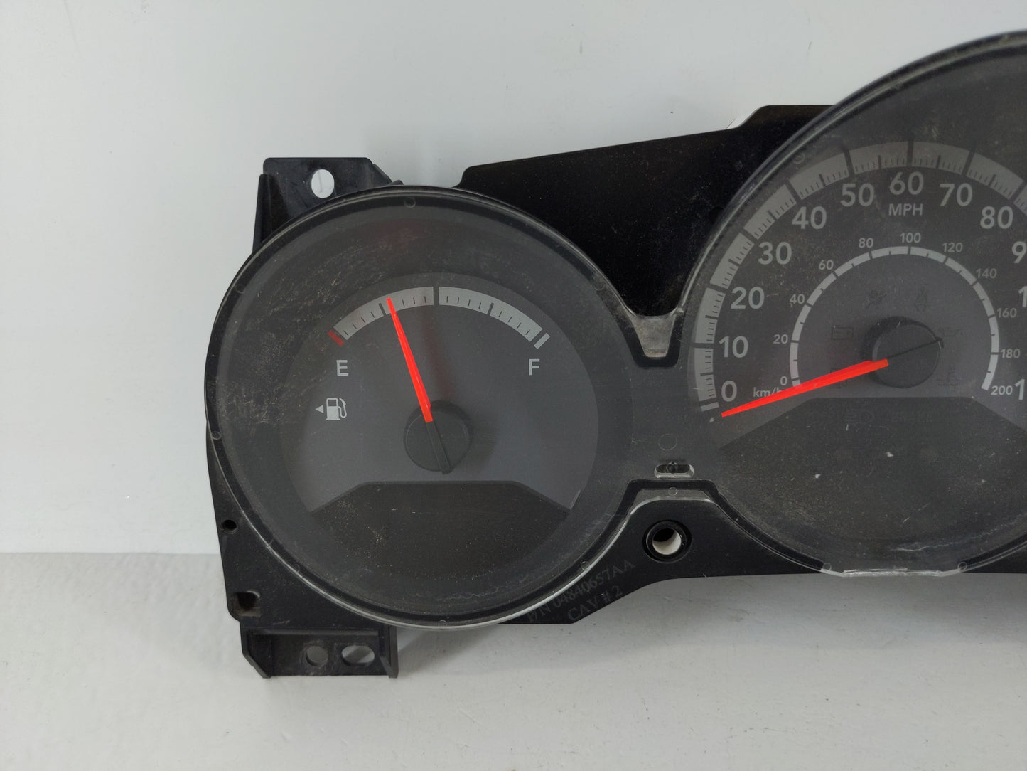 2011-2012 Dodge Caliber Instrument Cluster Speedometer Gauges P/N:P68087322AC Fits Fits 2011 2012 OEM Used Auto Parts - Oemu
