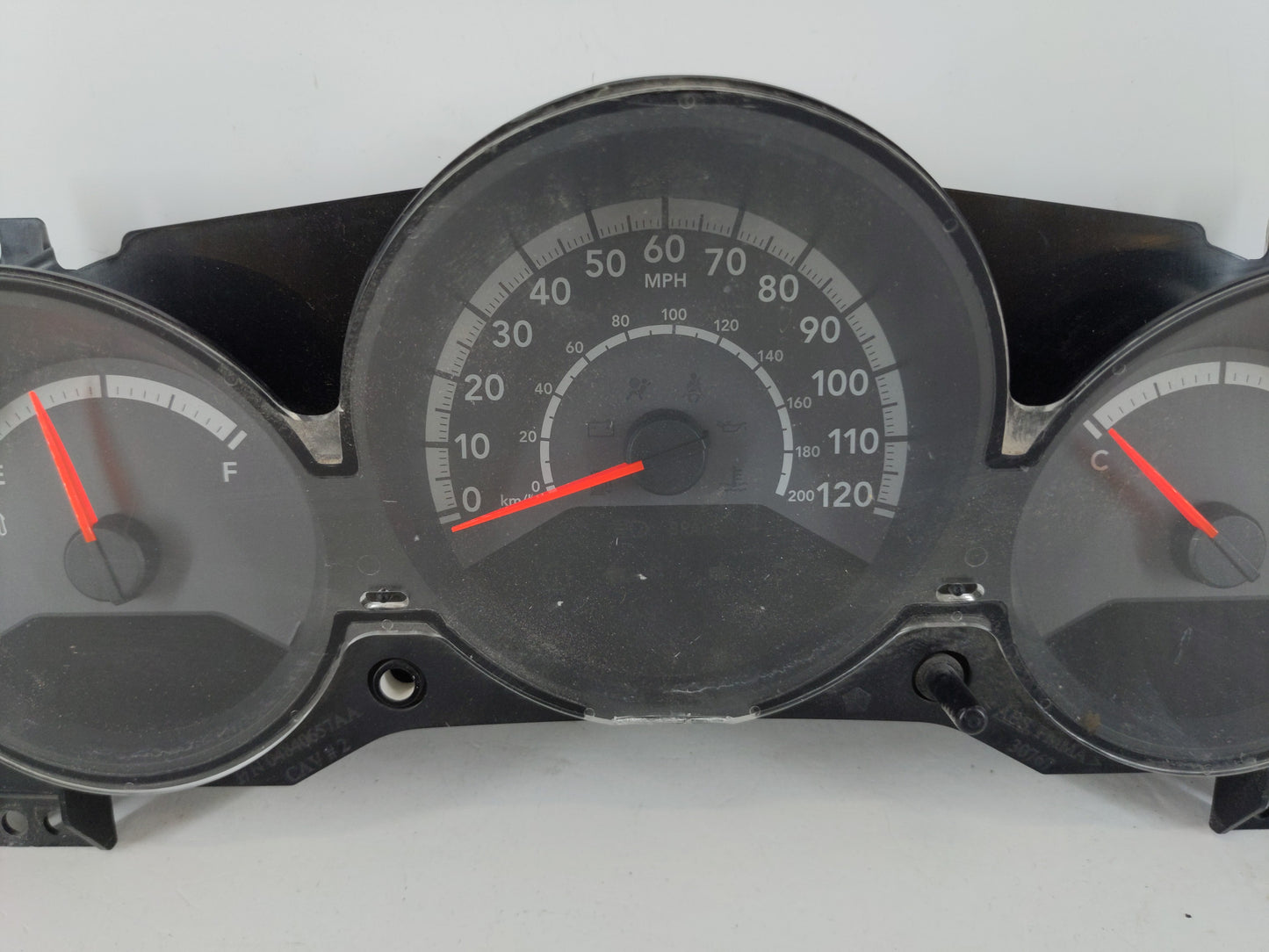 2011-2012 Dodge Caliber Instrument Cluster Speedometer Gauges P/N:P68087322AC Fits Fits 2011 2012 OEM Used Auto Parts - Oemu