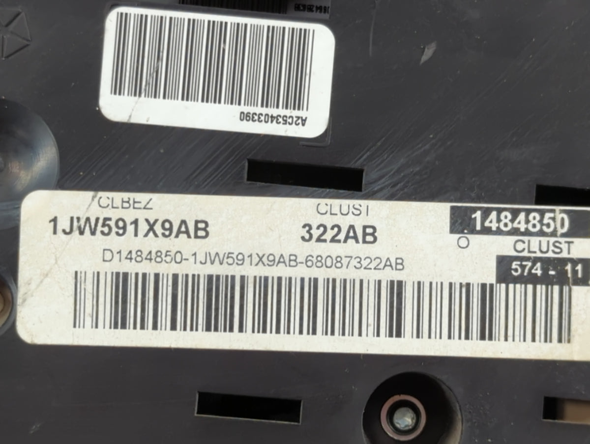 2011-2012 Dodge Caliber Instrument Cluster Speedometer Gauges P/N:P68087322AC Miles: Fits Fits 2011 2012 OEM Used Auto Parts