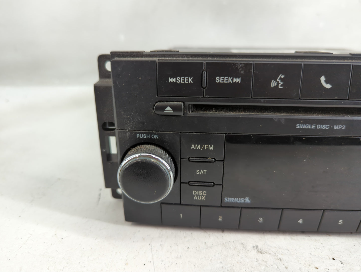2011-2012 Dodge Caliber Radio AM FM Cd Player Receiver Replacement P/N:P05091226AD Fits Fits 2011 2012 OEM Used Auto Parts -
