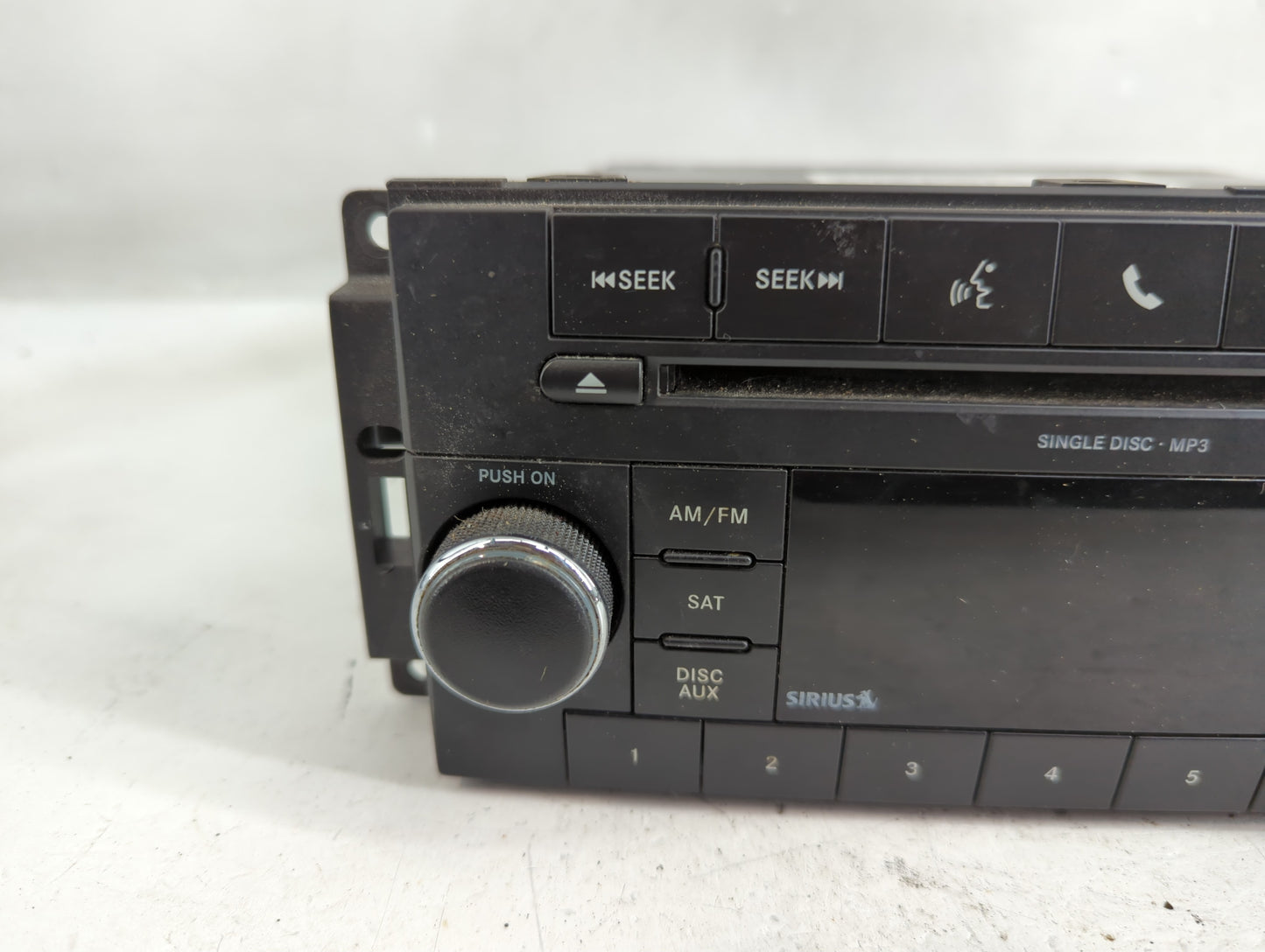 2011-2012 Dodge Caliber Radio AM FM Cd Player Receiver Replacement P/N:P05091226AD Fits Fits 2011 2012 OEM Used Auto Parts -