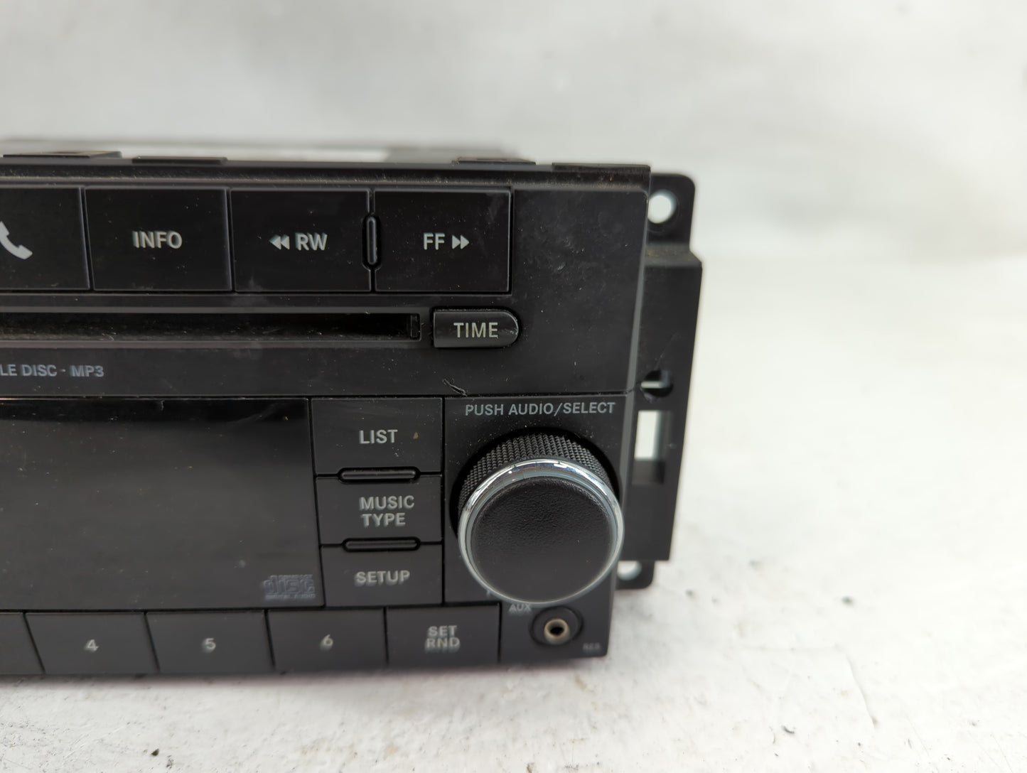 2011-2012 Dodge Caliber Radio AM FM Cd Player Receiver Replacement P/N:P05091226AD Fits Fits 2011 2012 OEM Used Auto Parts -