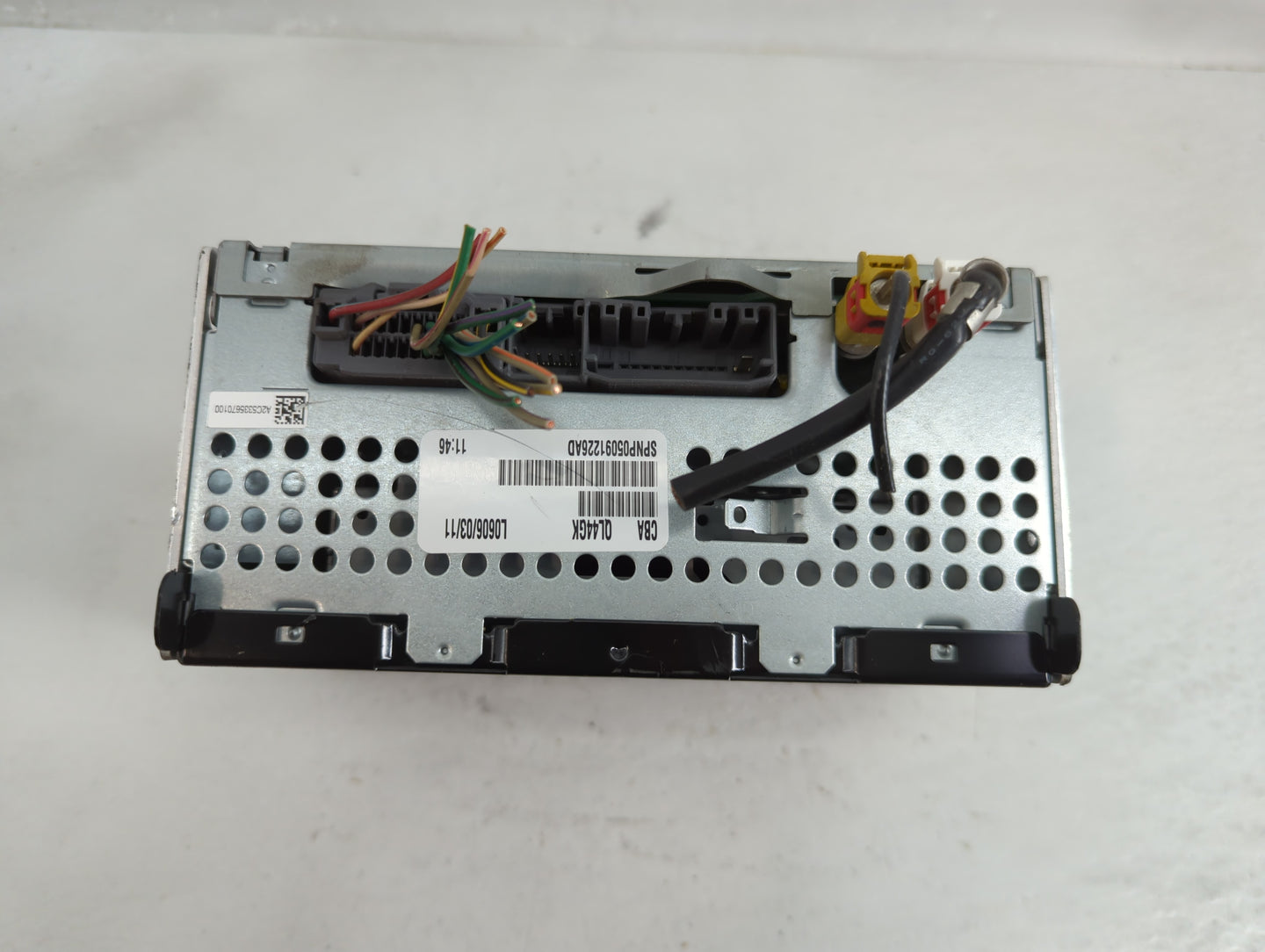 2011-2012 Dodge Caliber Radio AM FM Cd Player Receiver Replacement P/N:P05091226AD Fits Fits 2011 2012 OEM Used Auto Parts -