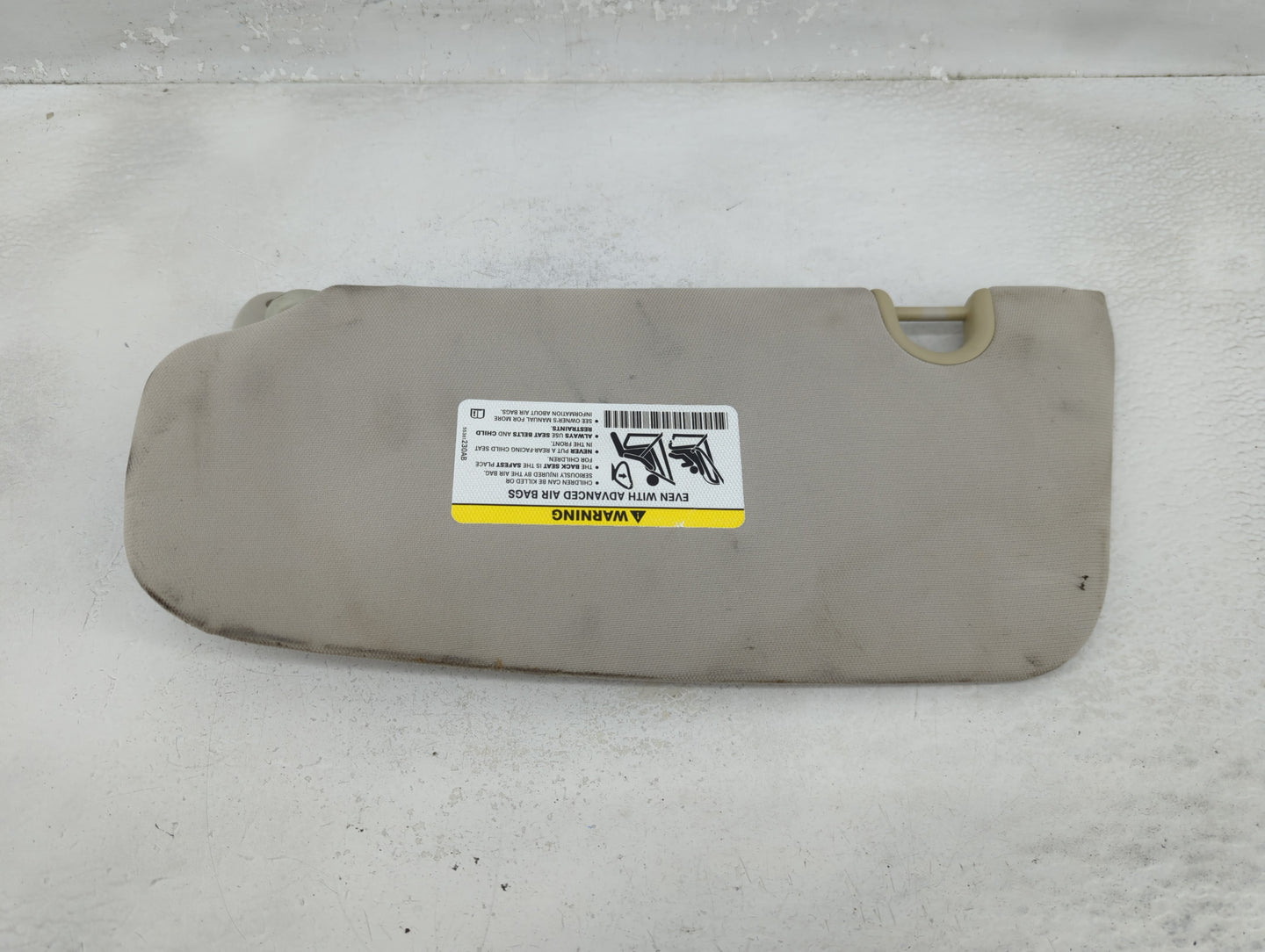 2009-2012 Dodge Caliber Sun Visor Shade Replacement Passenger Right Mirror Fits Fits 2009 2010 2011 2012 OEM Used Auto Parts
