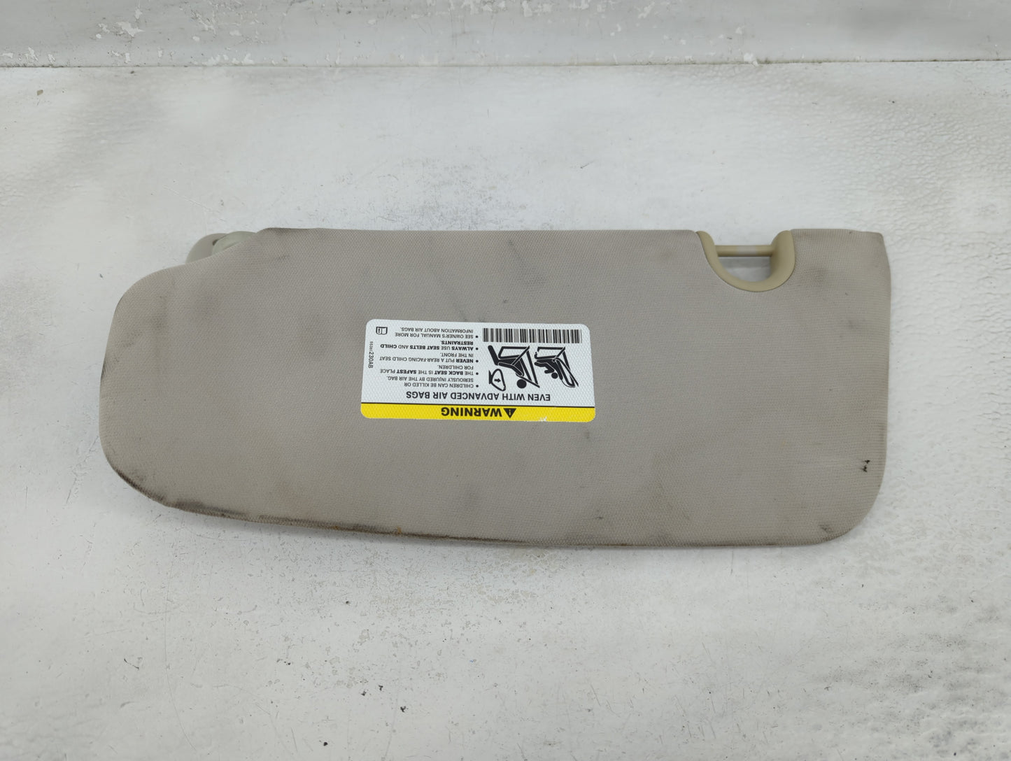 2009-2012 Dodge Caliber Sun Visor Shade Replacement Passenger Right Mirror Fits Fits 2009 2010 2011 2012 OEM Used Auto Parts