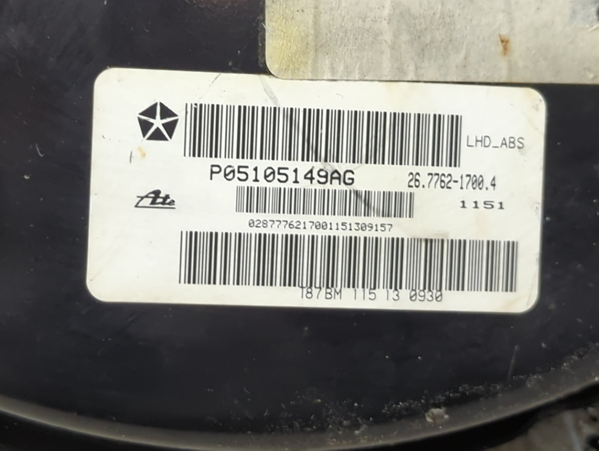 2007-2012 Dodge Caliber Power Brake Booster Oem 1450576 - Oemusedautoparts1.com