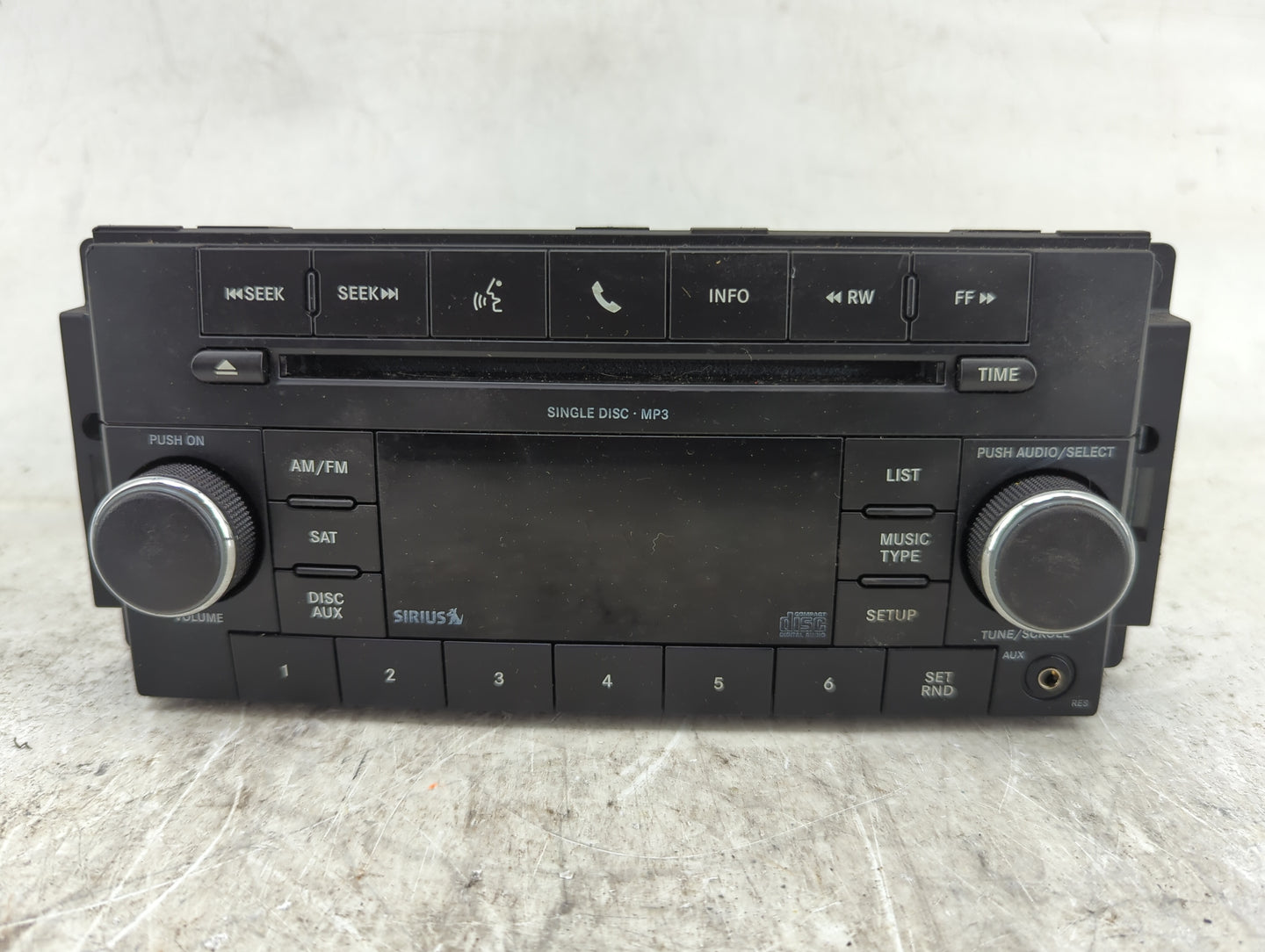 2011-2012 Dodge Caliber Radio AM FM Cd Player Receiver Replacement P/N:P05091226AD QL43HC Fits Fits 2011 2012 OEM Used Auto 