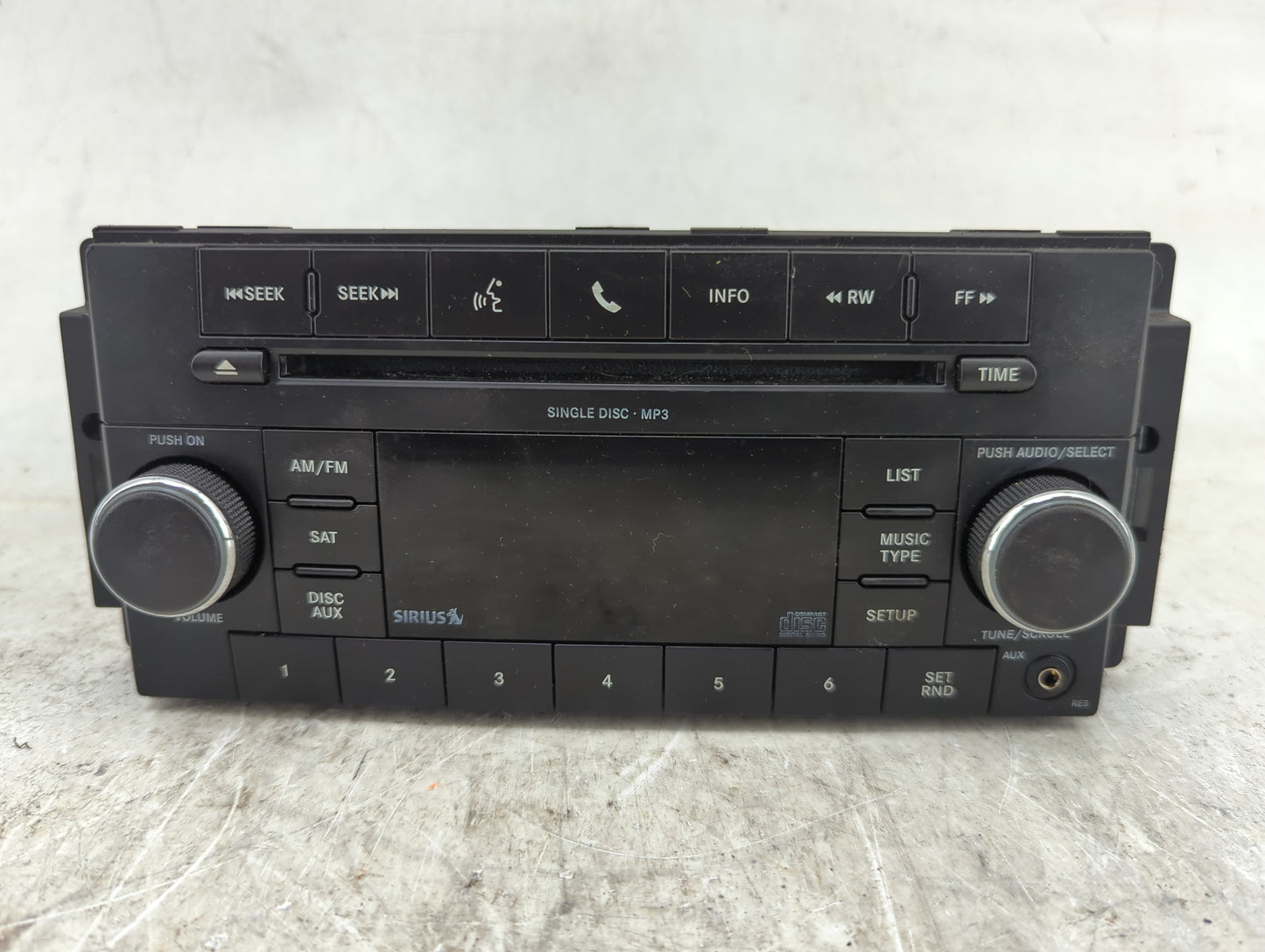 2011-2012 Dodge Caliber Radio AM FM Cd Player Receiver Replacement P/N:P05091226AD QL43HC Fits Fits 2011 2012 OEM Used Auto 