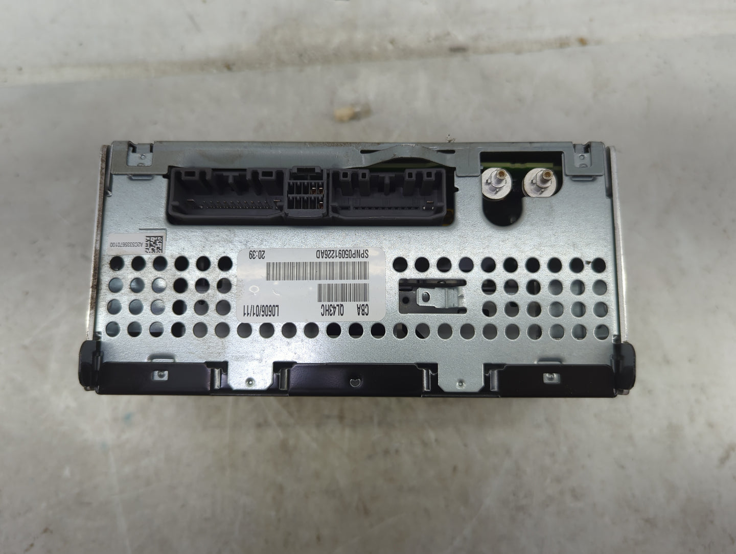 2011-2012 Dodge Caliber Radio AM FM Cd Player Receiver Replacement P/N:P05091226AD QL43HC Fits Fits 2011 2012 OEM Used Auto 