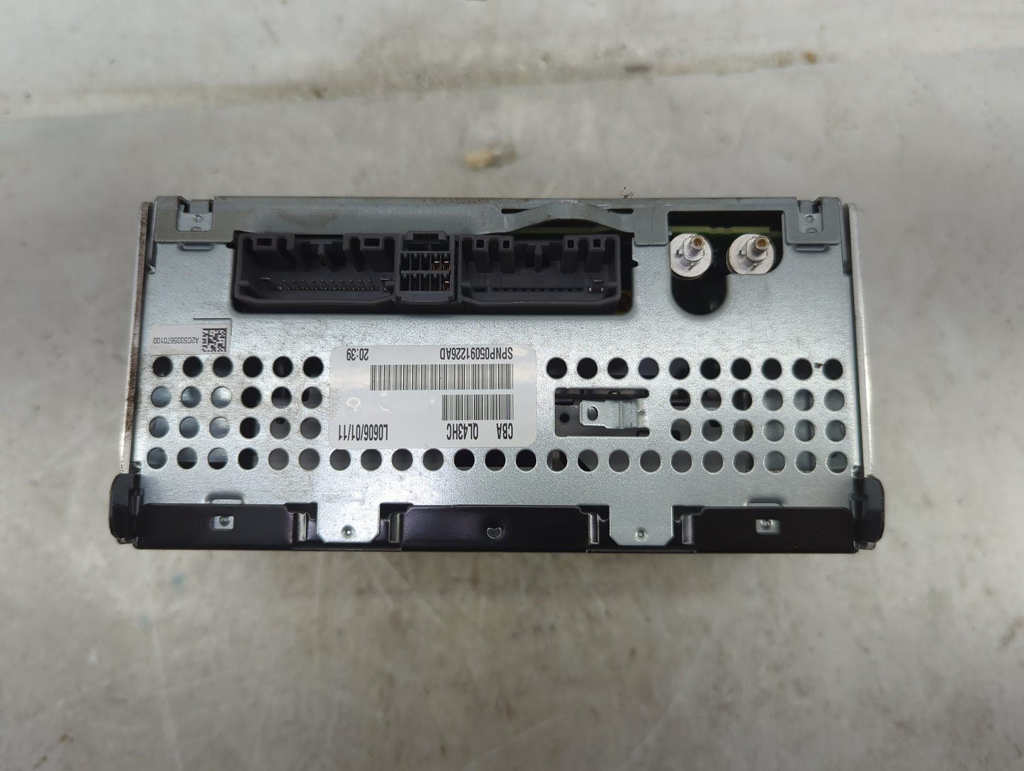 2011-2012 Dodge Caliber Radio AM FM Cd Player Receiver Replacement P/N:P05091226AD QL43HC Fits Fits 2011 2012 OEM Used Auto 