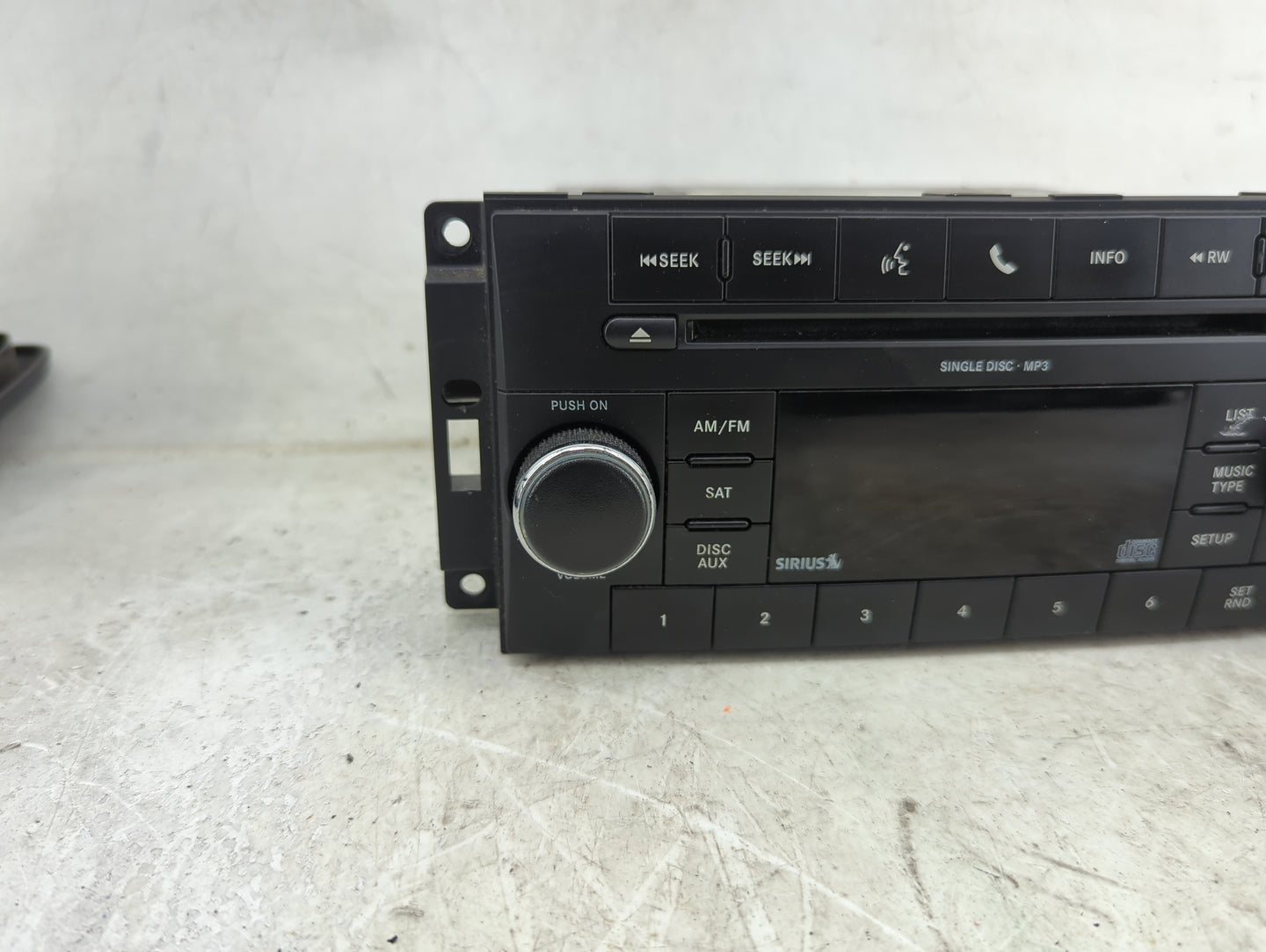 2011-2012 Dodge Caliber Radio AM FM Cd Player Receiver Replacement P/N:P05091226AD P05091226AD Fits Fits 2011 2012 OEM Used 