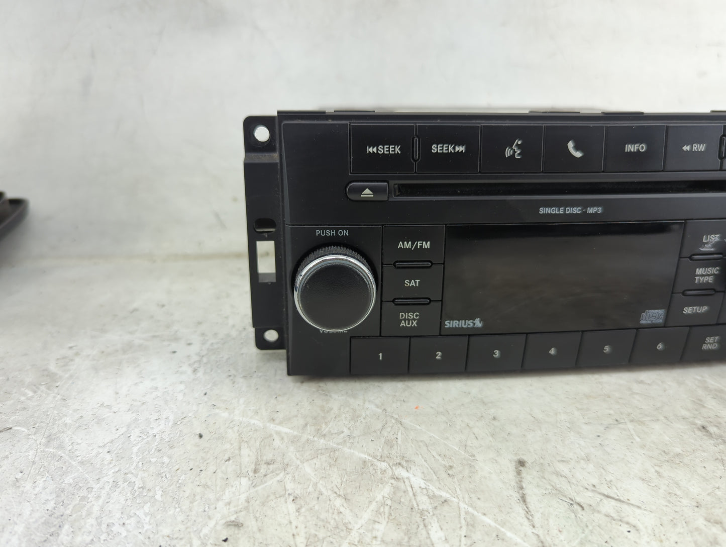 2011-2012 Dodge Caliber Radio AM FM Cd Player Receiver Replacement P/N:P05091226AD P05091226AD Fits Fits 2011 2012 OEM Used 
