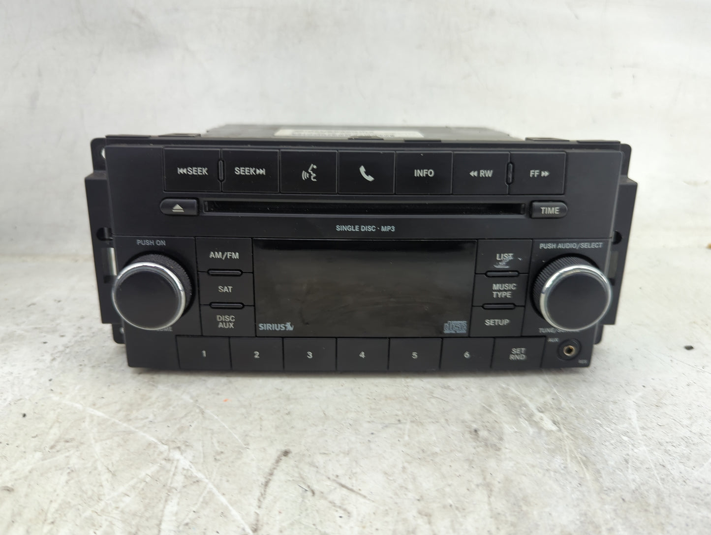 2011-2012 Dodge Caliber Radio AM FM Cd Player Receiver Replacement P/N:P05091226AD P05091226AD Fits Fits 2011 2012 OEM Used 