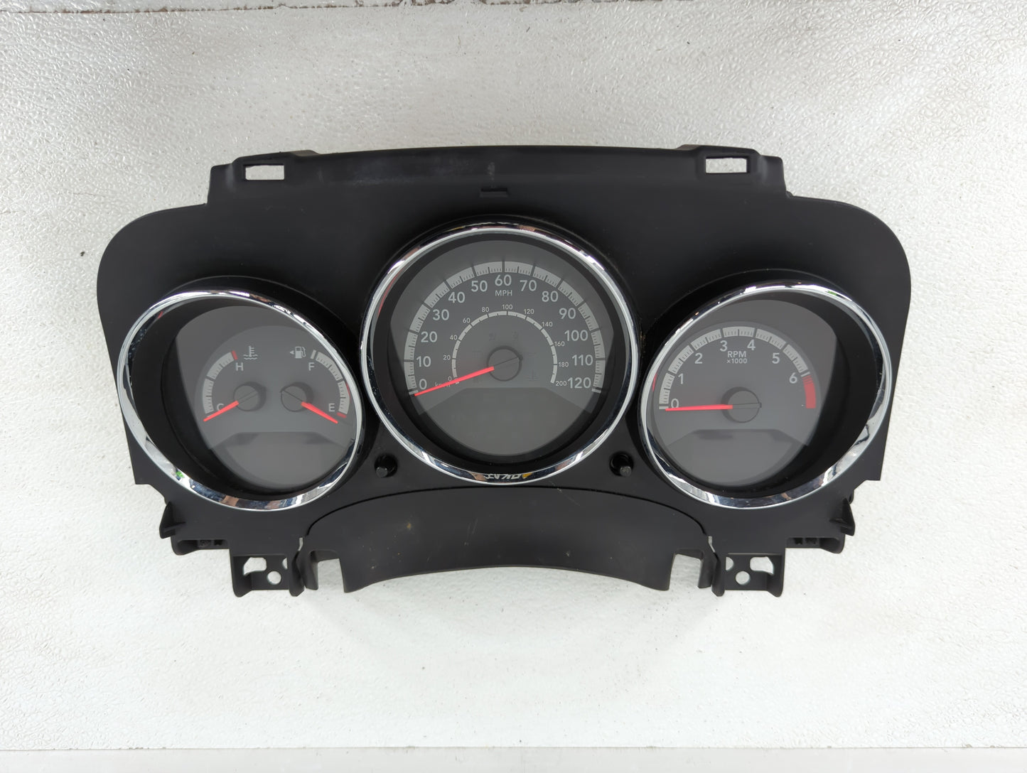 2011-2012 Dodge Caliber Instrument Cluster Speedometer Gauges P/N:68087324AC 1JW581X9AB Fits Fits 2011 2012 OEM Used Auto Pa