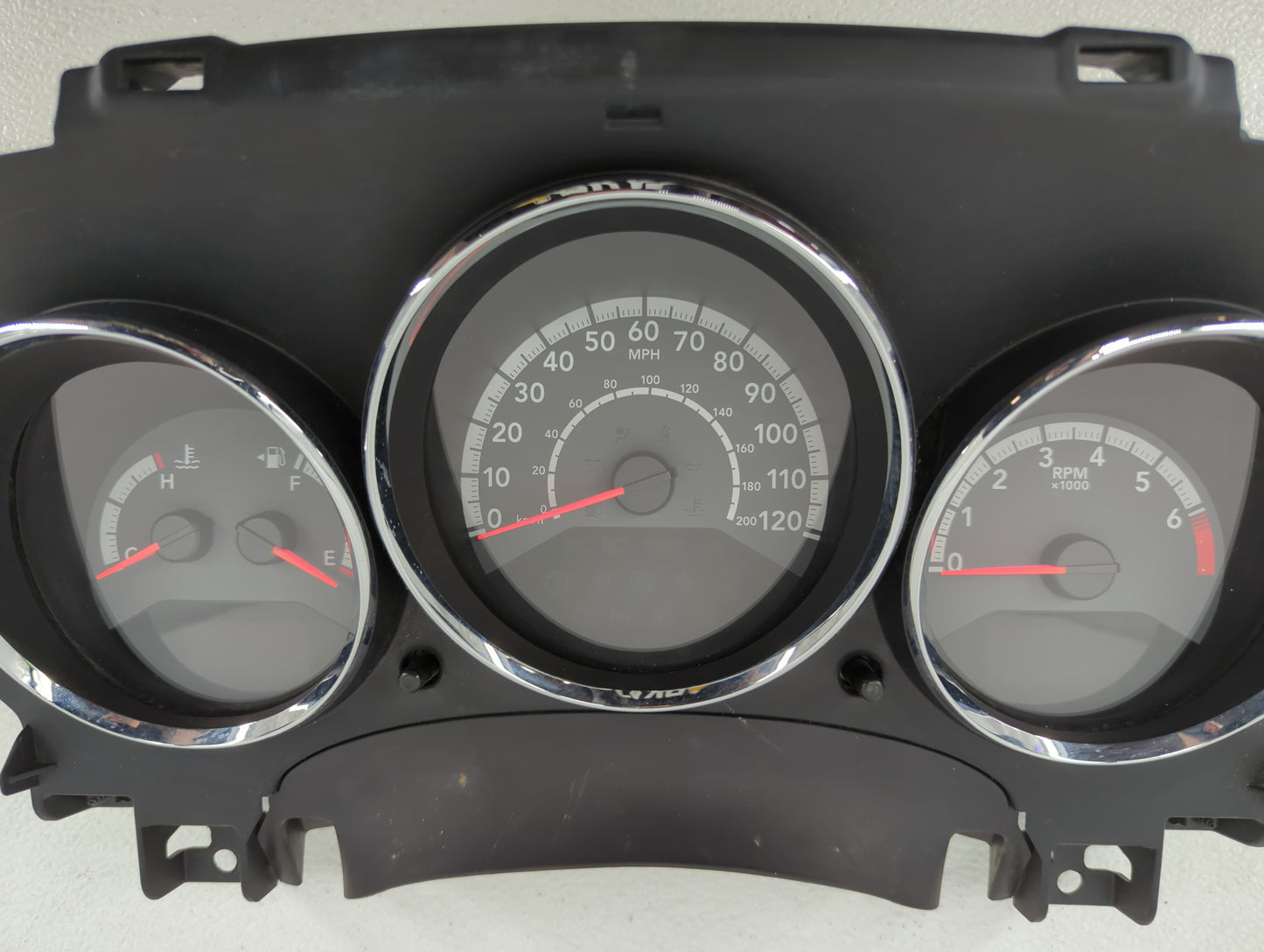 2011-2012 Dodge Caliber Instrument Cluster Speedometer Gauges P/N:68087324AC 1JW581X9AB Fits Fits 2011 2012 OEM Used Auto Pa