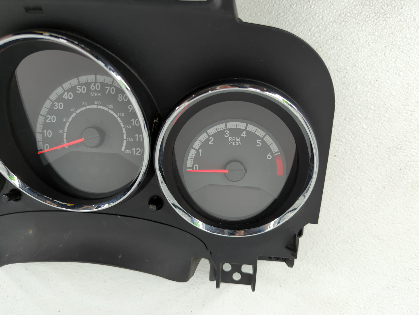 2011-2012 Dodge Caliber Instrument Cluster Speedometer Gauges P/N:68087324AC 1JW581X9AB Fits Fits 2011 2012 OEM Used Auto Pa