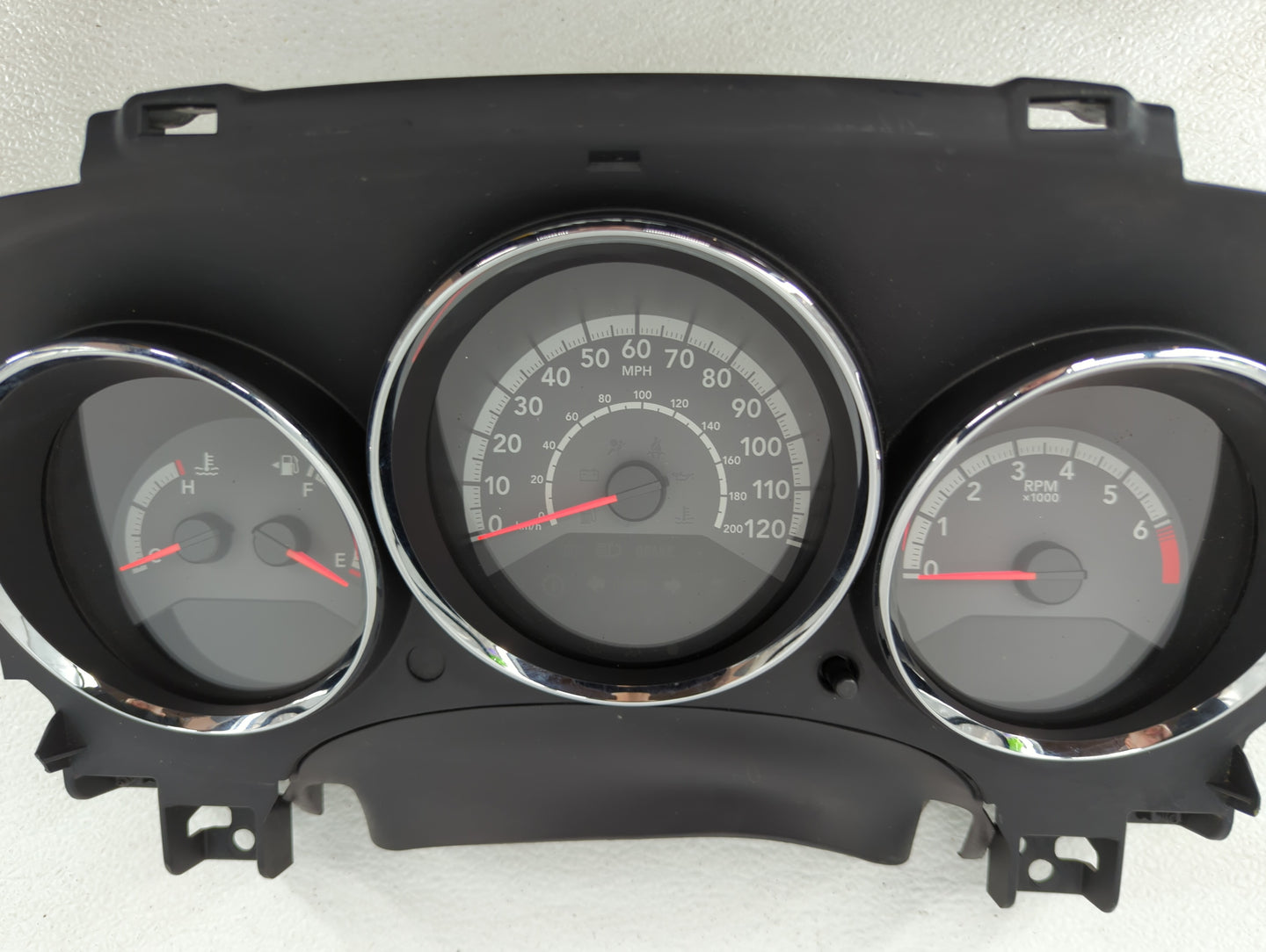 2011-2012 Dodge Caliber Instrument Cluster Speedometer Gauges P/N:P68087323AC P68087323AB Fits Fits 2011 2012 OEM Used Auto 