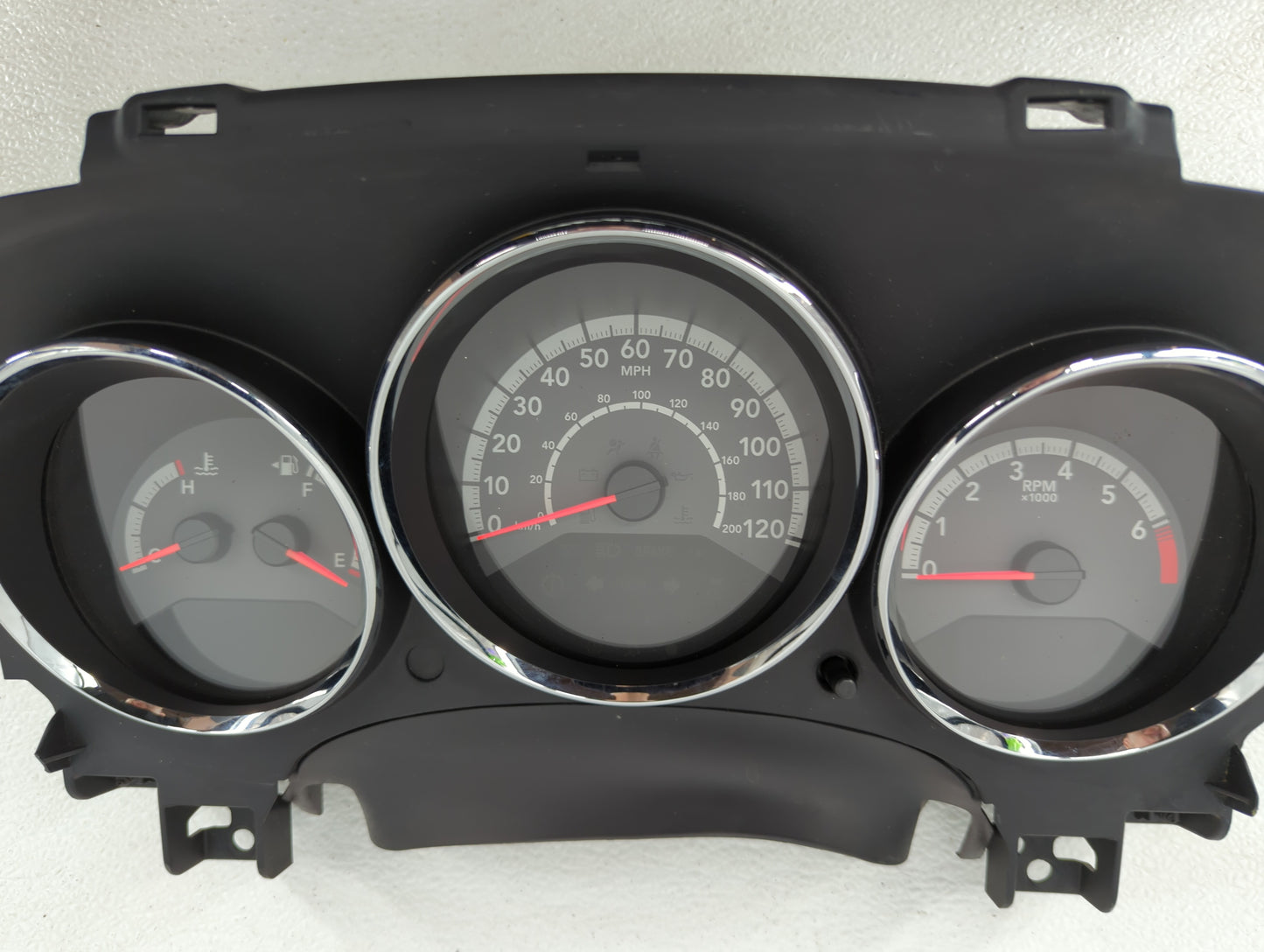 2011-2012 Dodge Caliber Instrument Cluster Speedometer Gauges P/N:P68087323AC P68087323AB Fits Fits 2011 2012 OEM Used Auto 