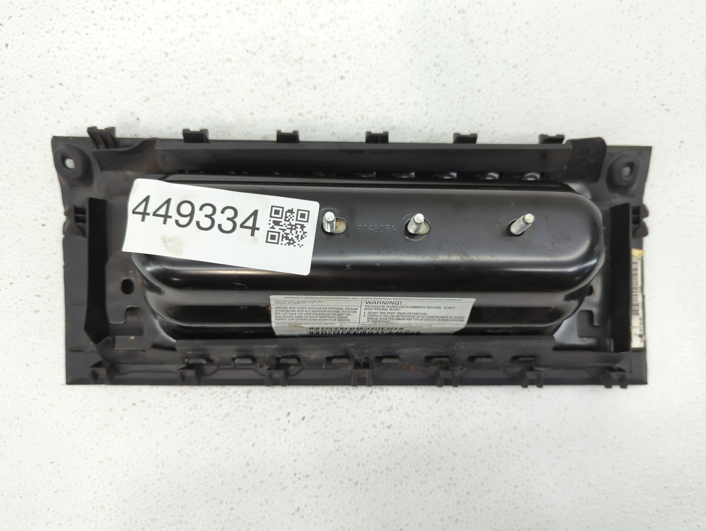 2010-2012 Dodge Caliber Air Bag Driver Left Knee OEM P/N:P52029396AD Fits Fits 2010 2011 2012 OEM Used Auto Parts - Oemuseda